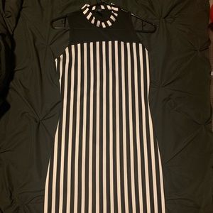 Black and white dress